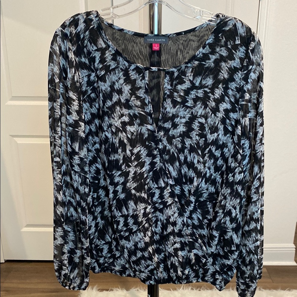 Vince Camuto Faux Wrap Blouse